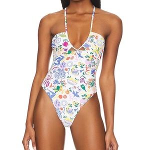 Revolve Theo One Piece Swimsuit in Multi Buongiorno